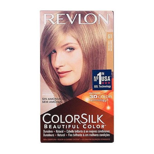 Billede af Farve uden Ammoniak Colorsilk Revlon Mørk blond