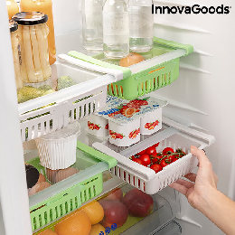 Justerbar organiser til køleskabet Friwer InnovaGoods (pakke med 2)