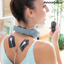 Genopladeligt massageapparat til nakken med fjernbetjening Nekival InnovaGoods