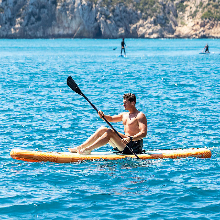 2 i 1 Oppusteligt Paddle Surf Board med sæde og tilbehør Siros InnovaGoods 10\'5" 320 cm