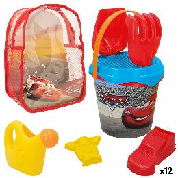 Sæt med legetøj til stranden Cars polypropylen (12 enheder)