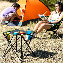 Sammenklappeligt campingbord i tekstil med hylster Cafolby InnovaGoods