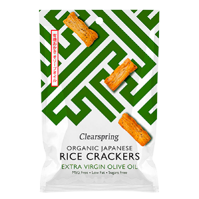 Rice Cracker Ø m. oliven olie 50 g
