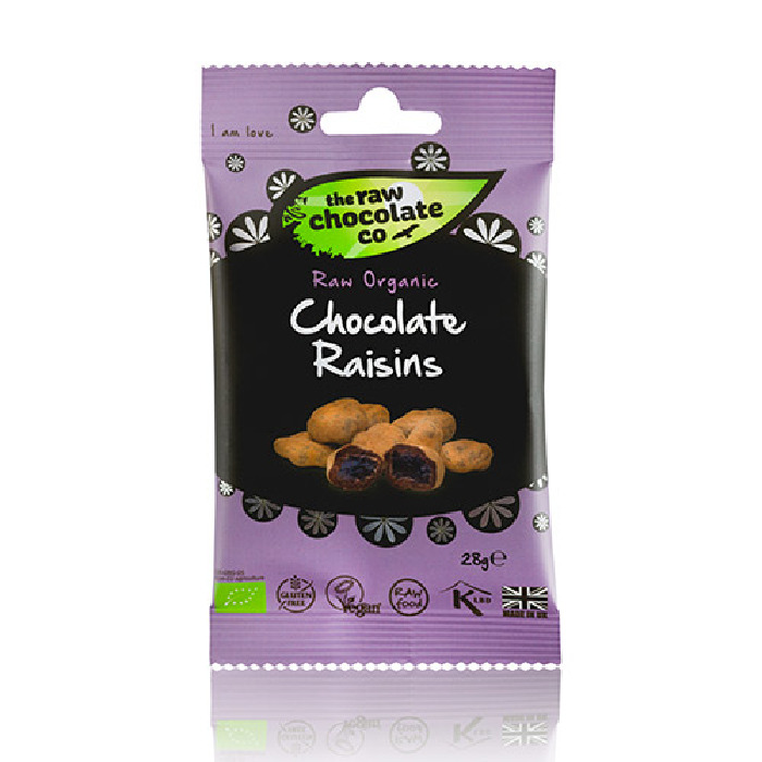 Rosiner m. rå chokolade Ø Snack Pack 28 g