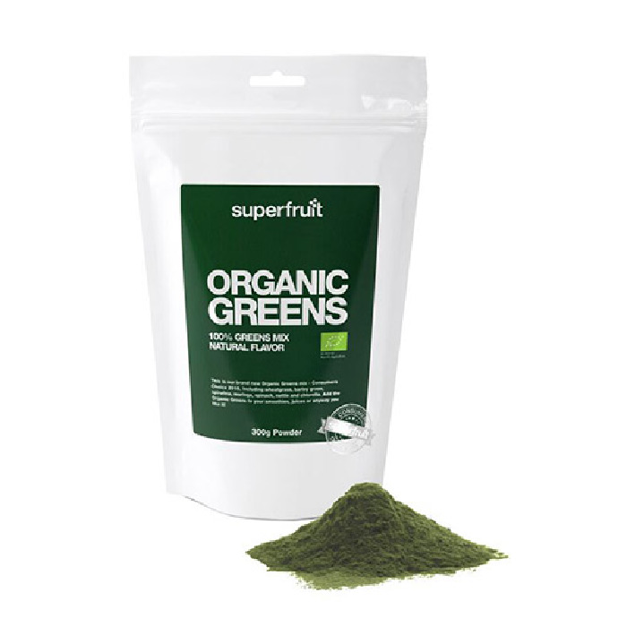 Organic greens pulver Ø Superfruit 300 g