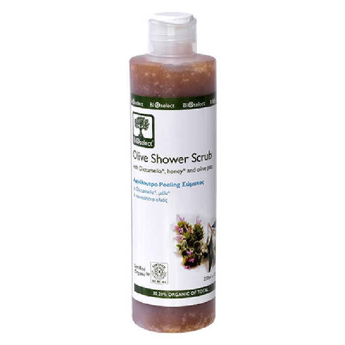Billede af Oliven shower scrub Bioselect 250 ml