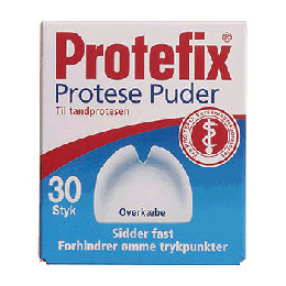 Protefix underkæbe protese puder 30 stk 1 pk