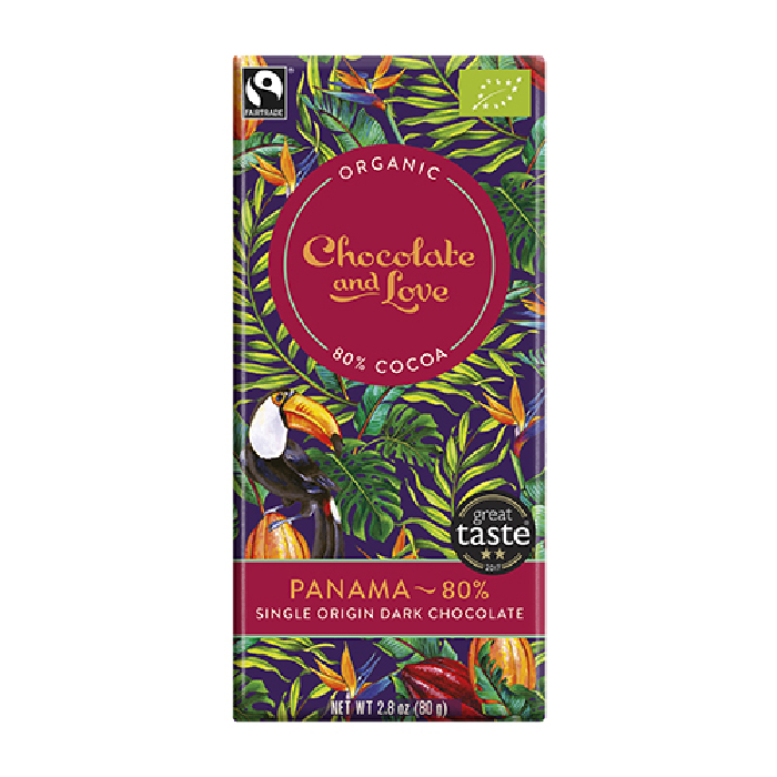 Chokolade Panama 80% Ø 80 g