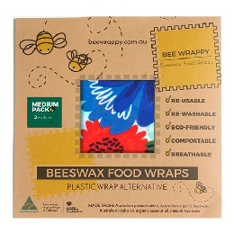 Beeswax Food Wraps 2 x Medium 1 pk