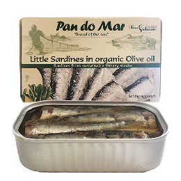 Små sardiner i olivenolie Ø 120 g