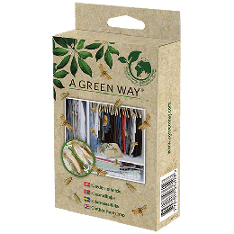 Green Protect Klædemølfælde 2 stk mod klædemøl i tæpper og klæder 1 pk