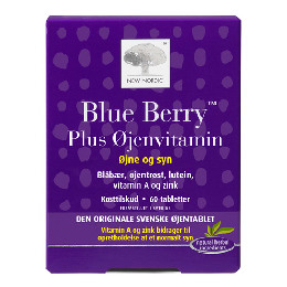 Blue Berry plus øjenvitamin  10 mg 60 tab