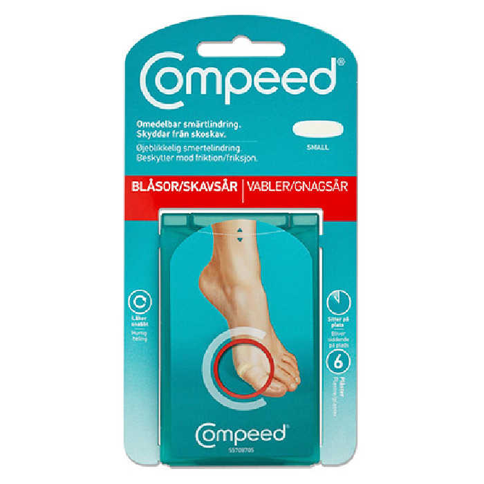 Compeed vabel plaster small 6 stk 1 pk