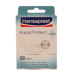 Hansaplast aqua protect strips 20 stk 20 stk ass. 1 pk