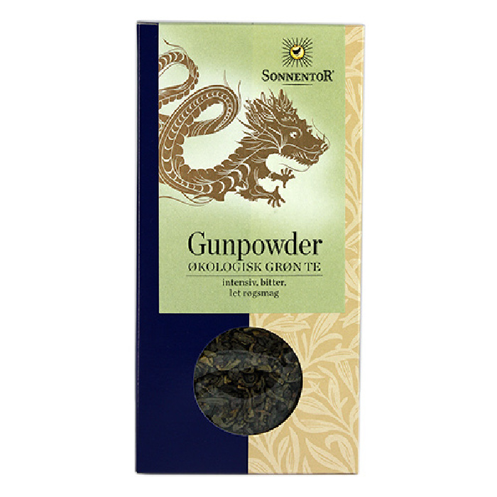 Kinesisk grøn te Gunpowder Ø Sonnentor 100 g