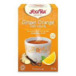 Yogi Tea Ø Ginger orange with  vanilla 17 br