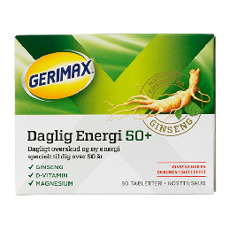 Gerimax Dalig Energi 50+ 80 tab
