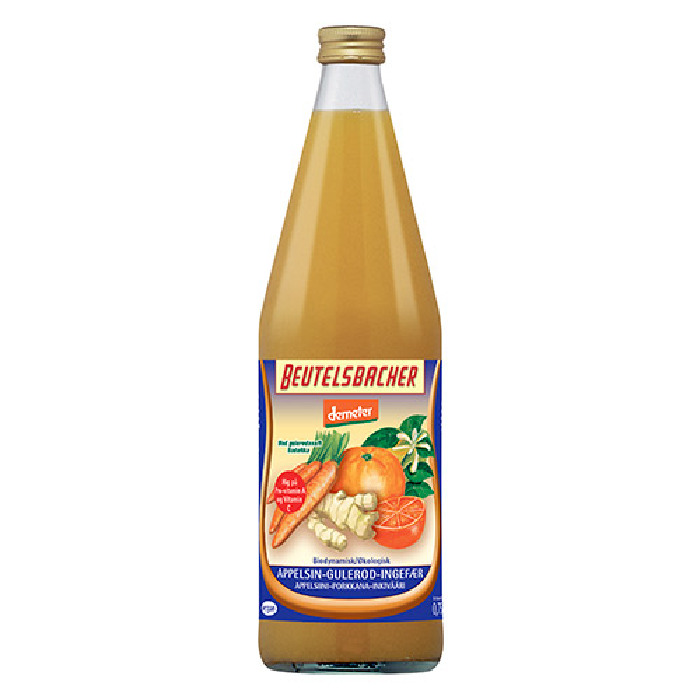 Billede af Appelsin-Gulerod-Ingefærsaft Ø 750 ml