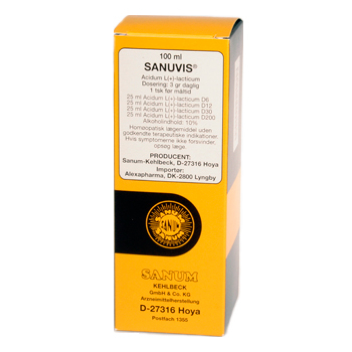 Sanuvis (L+mælkesyre) 100 ml