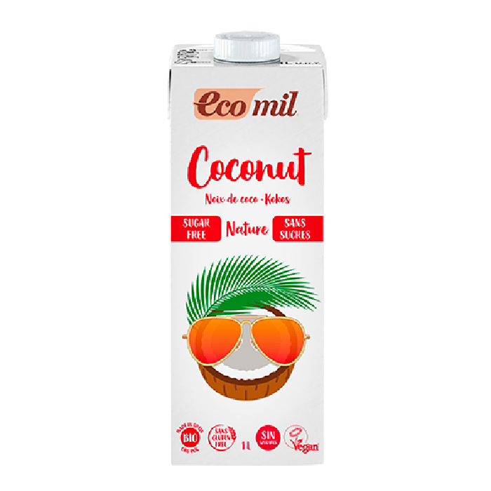 Kokos mælk u. sukker Ø Ecomil 1 l