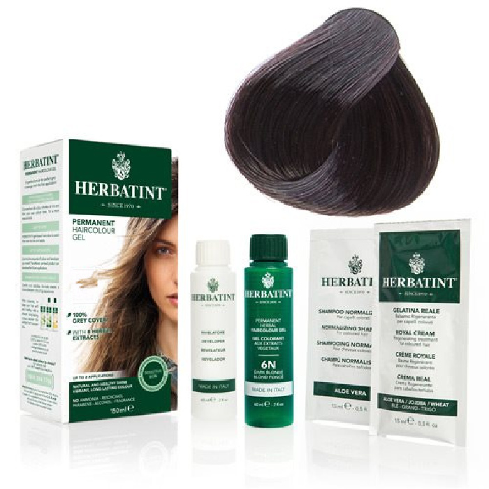 Herbatint 4M hårfarve  Mahogany Chestnut 150 ml