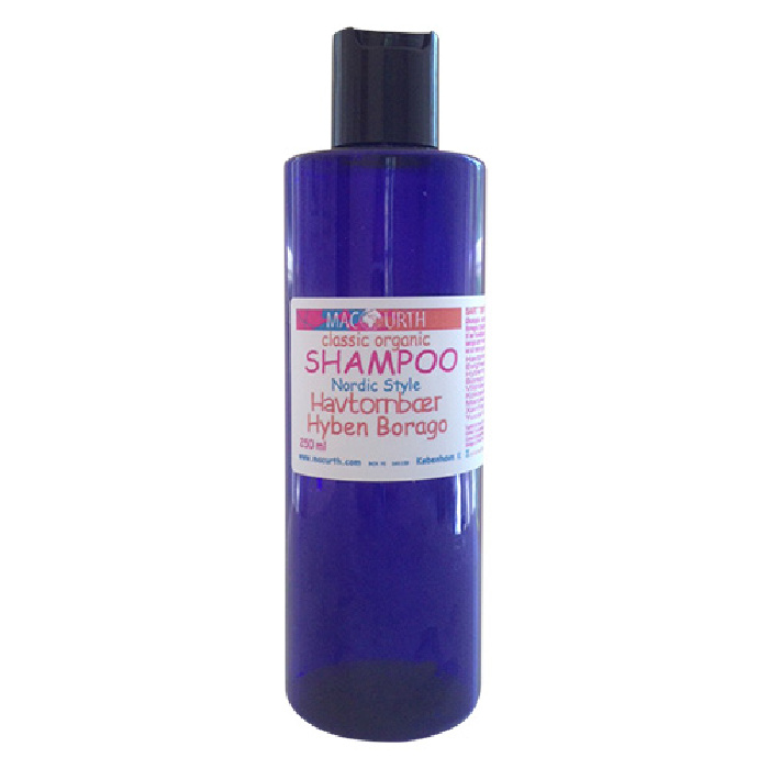 Shampoo sart tørt hår  m. Havtorn Hypen Borago MacUrt 250 ml