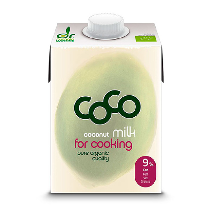 Billede af Kokosmælk Ø Dr. Martins Coco milk for cooking 500 ml