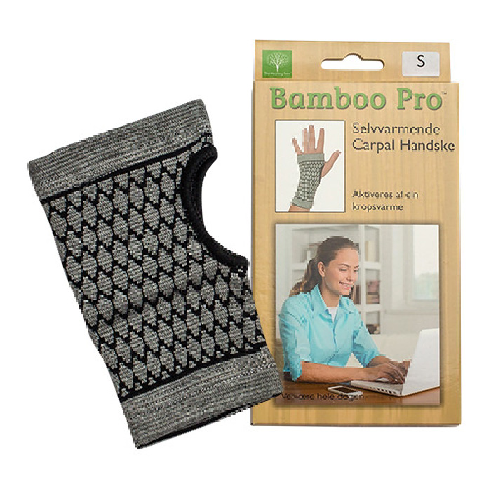 Billede af Carpal handske, Str. S selvvarmende Bamboo Pro 1 stk
