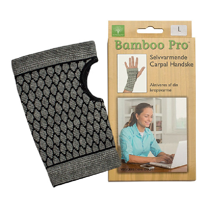 Billede af Carpal handske, Str. L selvvarmende Bamboo Pro 1 stk