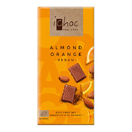 Ichoc almond orange Ø 80 g