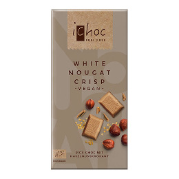 Ichoc white nougat crisp Ø 80 g