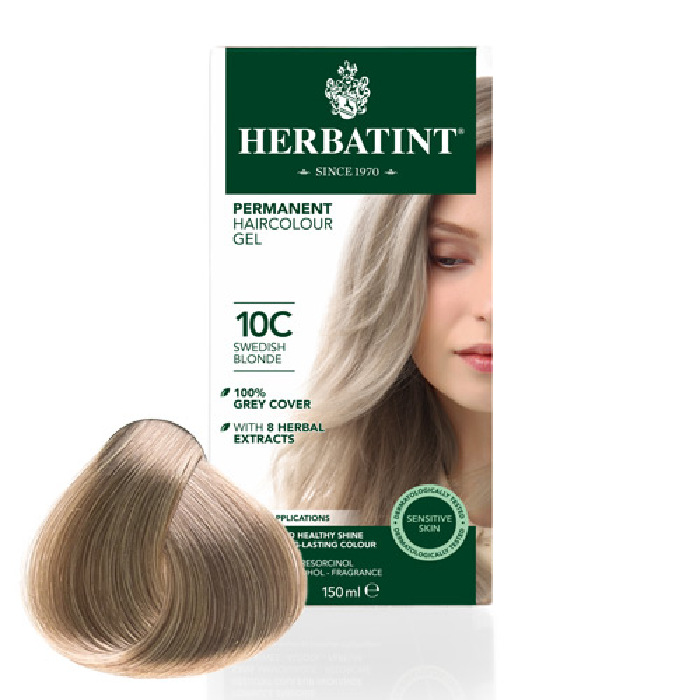 Herbatint 10C hårfarve Swedish Blonde 150 ml