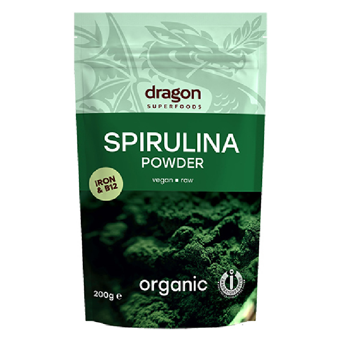 Spirulina pulver Ø - Dragon Foods 200 g