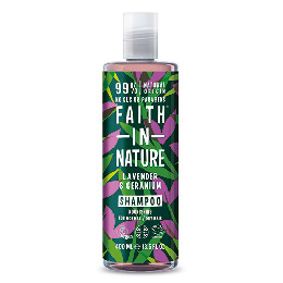 Shampoo Lavendel & Geranium -  Faith in Nature 400 ml