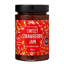 Jordbærmarmelade med Stevia Sweet Jam with Stevia 330 g