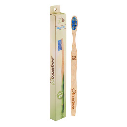 Tandbørste bambus medium voksen 1 stk