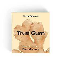 Tyggegummi Ginger & Turmeric True Gum 21 g