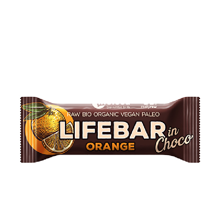LifeBar InChoco Orange RAW Ø 40 g