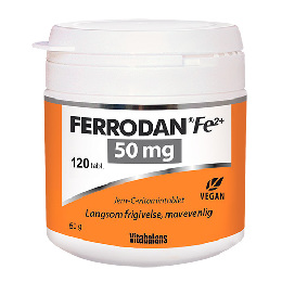 Ferrodan Fe2 + 50 mg 120 tab