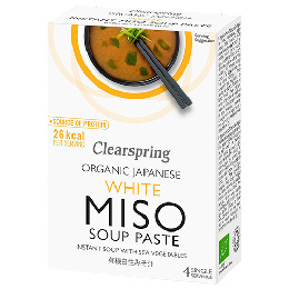 Miso Soup Paste hvid Ø m.  tang 4x15g 60 g