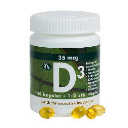 D3-vitamin 35 mcg 120 kap