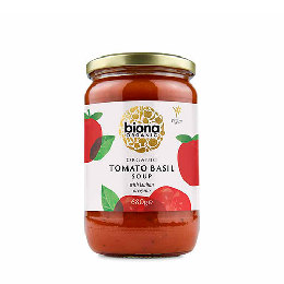 Tomat- & basilikumsuppe Ø 680 g