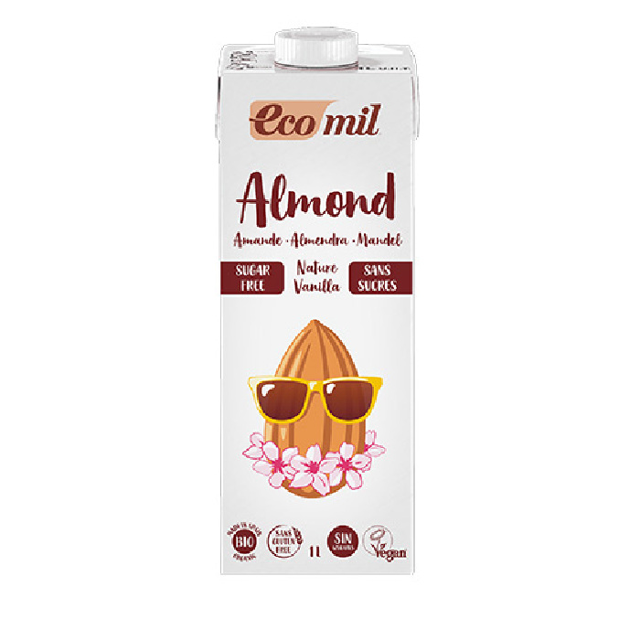 Mandeldrik m. vanilje Ecomil Ø 1 l