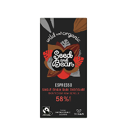 Mørk Chokolade 58% Kaffe Ø Espresso Seed & Bean 85 g