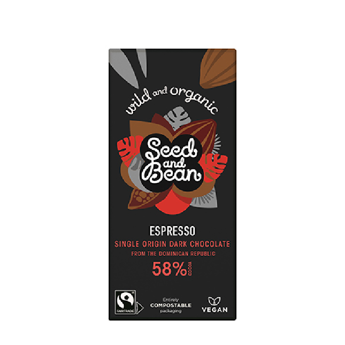 Mørk Chokolade 58% Kaffe Ø Espresso Seed & Bean 85 g