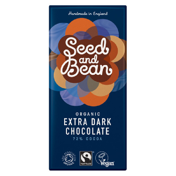 Mørk chokolade 72% Ø Seed & Bean 85 g