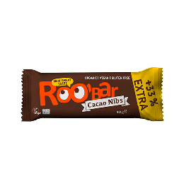 Bar kakao nibs Ø Roobar  100% Raw 30 g