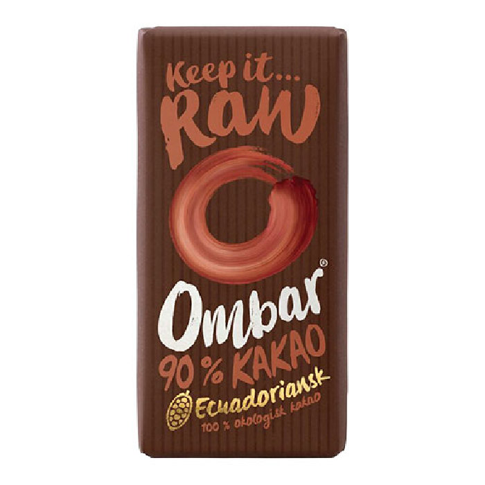 90% chokolade Ombar Ø 35 g