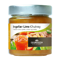 Chutney Ingefær lime Ø 225 g