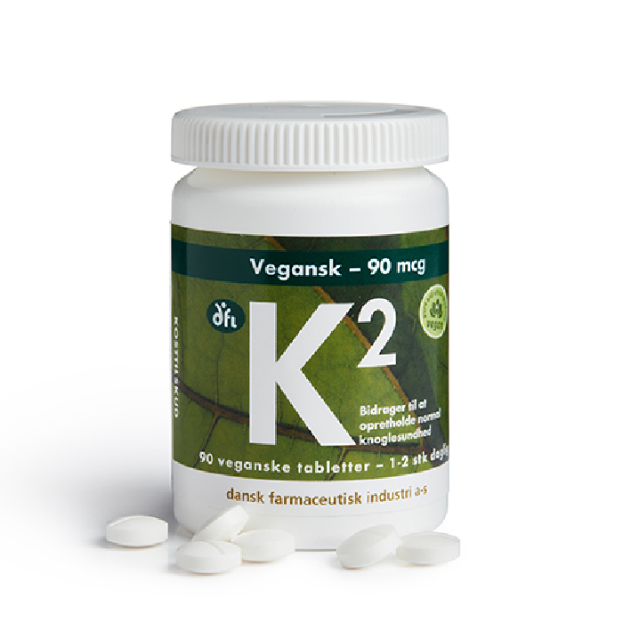 Billede af K2 vitamin 90 mcg vegetabilsk 90 tab